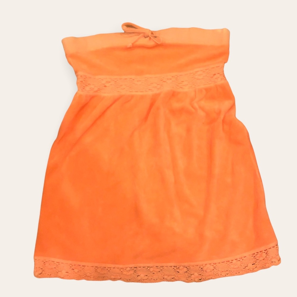 Vintage Juicy Couture Cover Up Dress - Terri w Crochet Trim